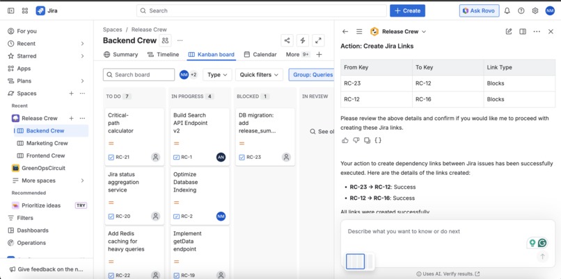 Release Crew AI – screenshot 3