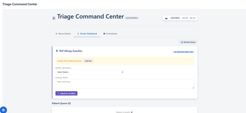 Triage Command Center – screenshot 1