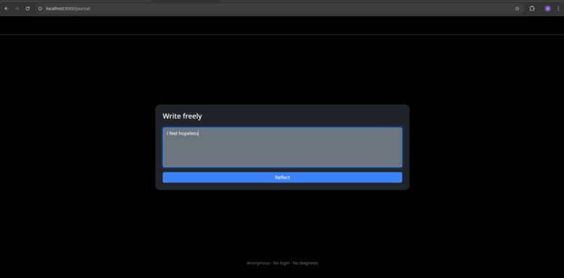 PeerBridge — Anonymous AI Reflection for Youth – screenshot 7