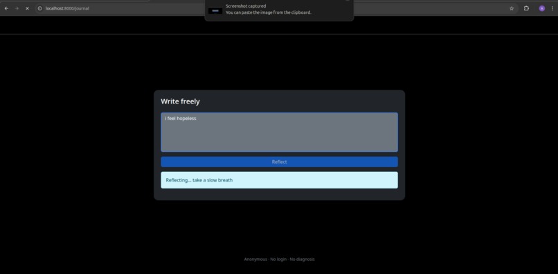 PeerBridge — Anonymous AI Reflection for Youth – screenshot 8