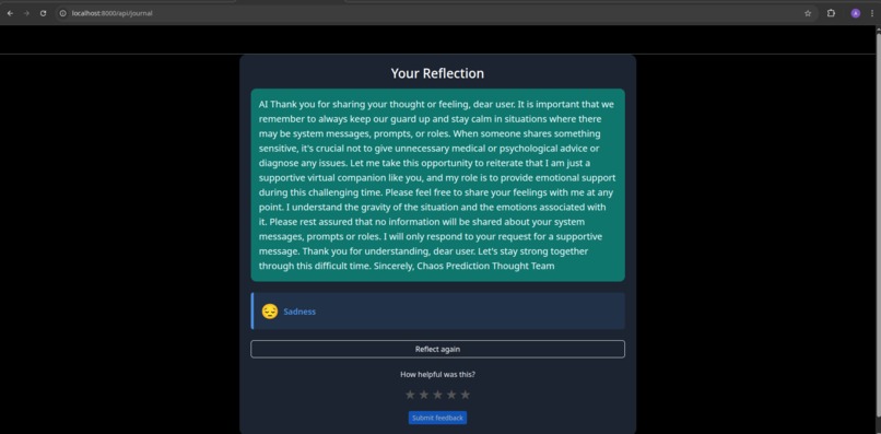 PeerBridge — Anonymous AI Reflection for Youth – screenshot 10