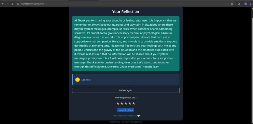 PeerBridge — Anonymous AI Reflection for Youth – screenshot 11