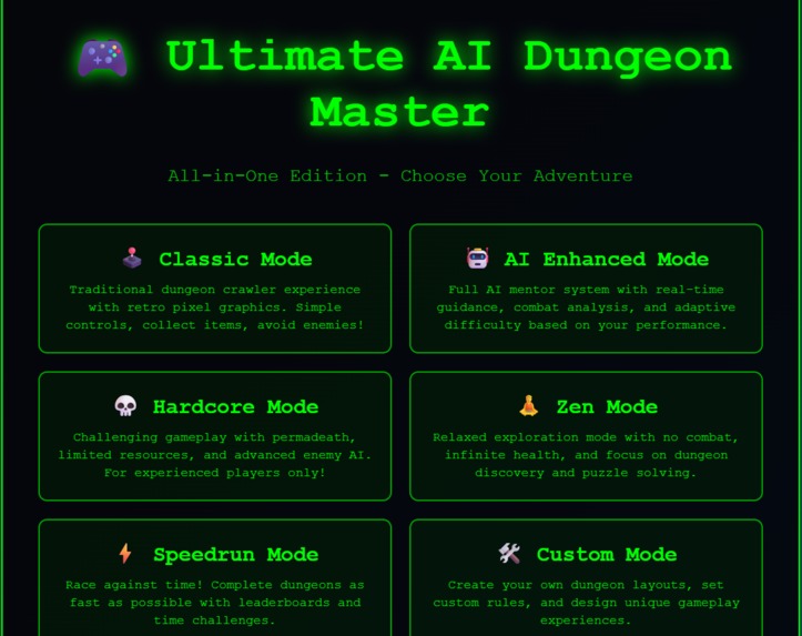 Untimate Ai Dungeon Master  – screenshot 1