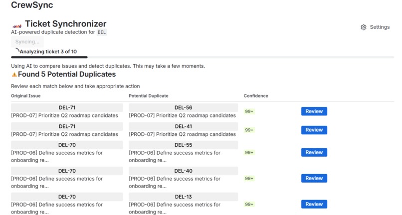 CrewSync – screenshot 2