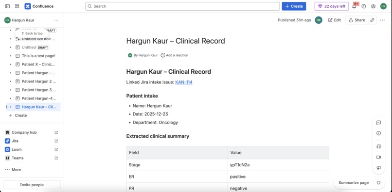 OncoTrack – screenshot 3