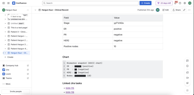 OncoTrack – screenshot 4
