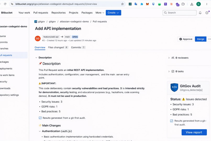 GitGov Audit – screenshot 3