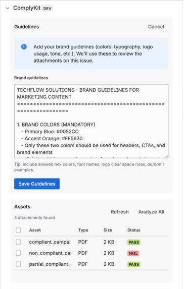 ComplyKit - Brand compliance, simplified – screenshot 1