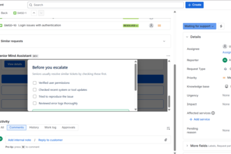 Senior Mind - AI-Powered Coaching for JSM Support Agents