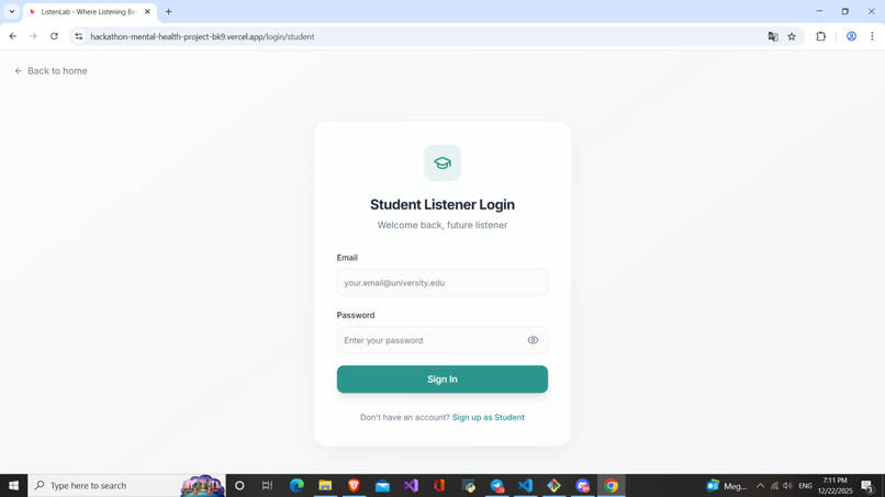 ListenLab – screenshot 1
