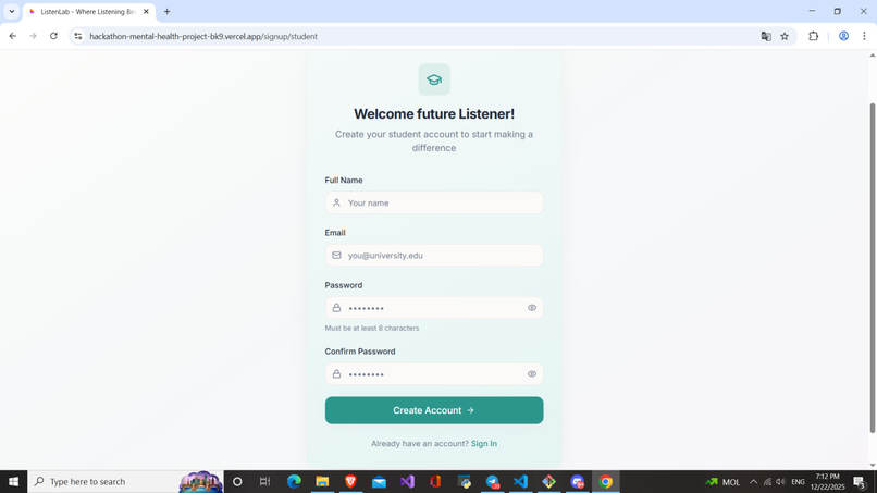 ListenLab – screenshot 3