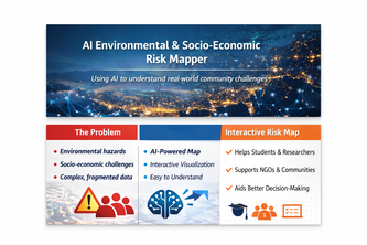 AI Environmental & Socio-Economic Risk Mapper