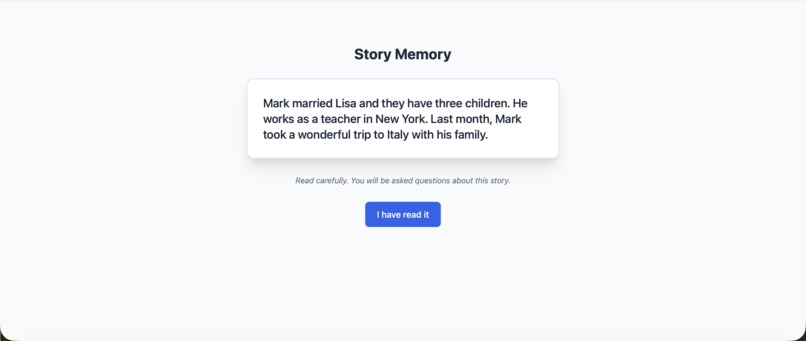 ASL Alzheimer’s Screening Lab – screenshot 4