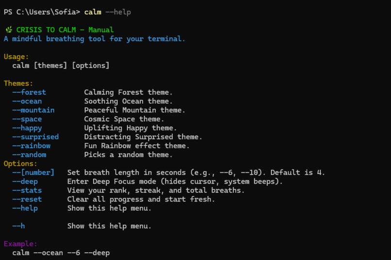 crisis-to-calm – screenshot 2