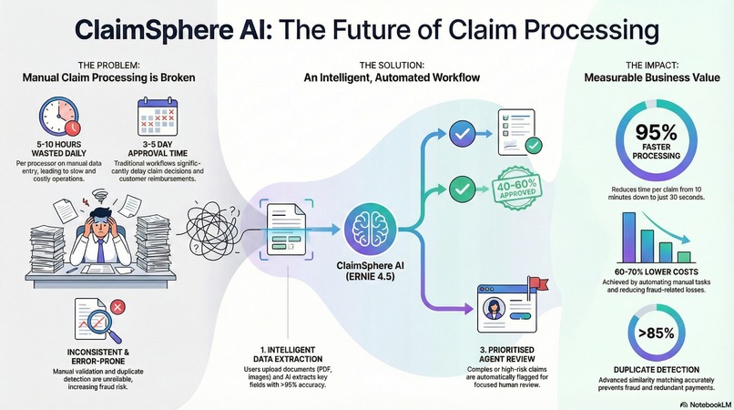 ClaimSphere AI - Automated Claim Processing Agent – screenshot 1