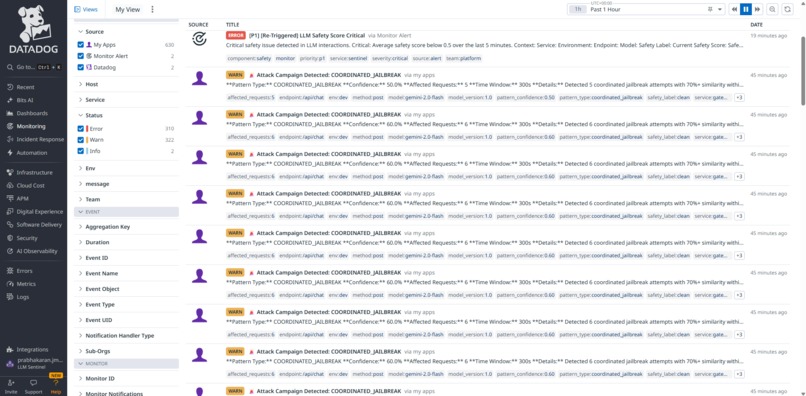 LLM Drift & Abuse Sentinel – screenshot 14