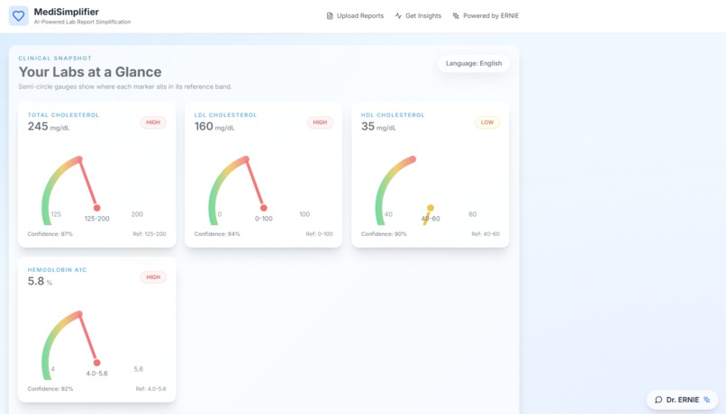 MediSimplifier: Intelligent Medical Report Decoder – screenshot 1