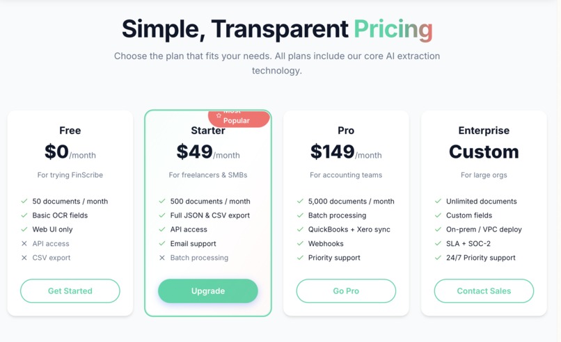 FinScribe AI : From Paper to Perfect Data – screenshot 5