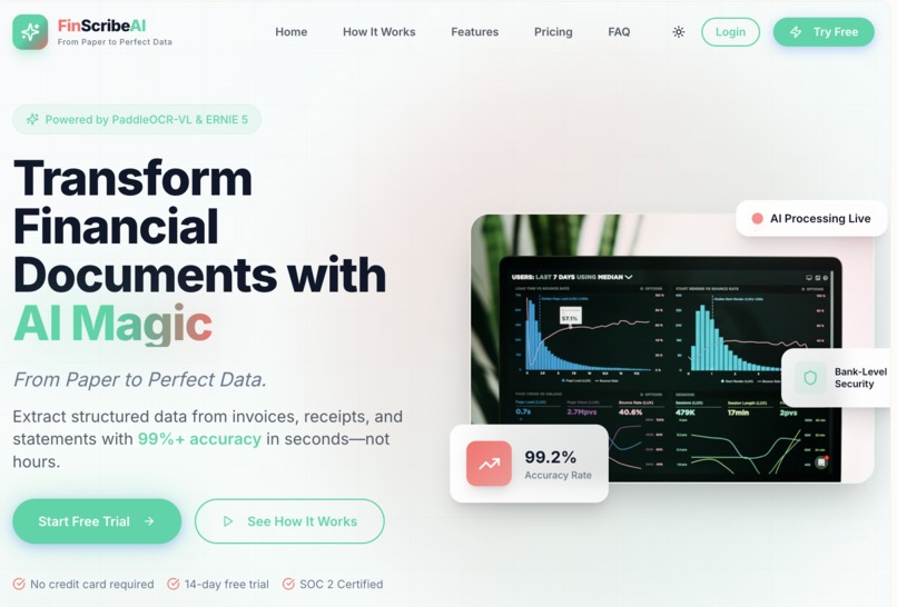 FinScribe AI : From Paper to Perfect Data – screenshot 8