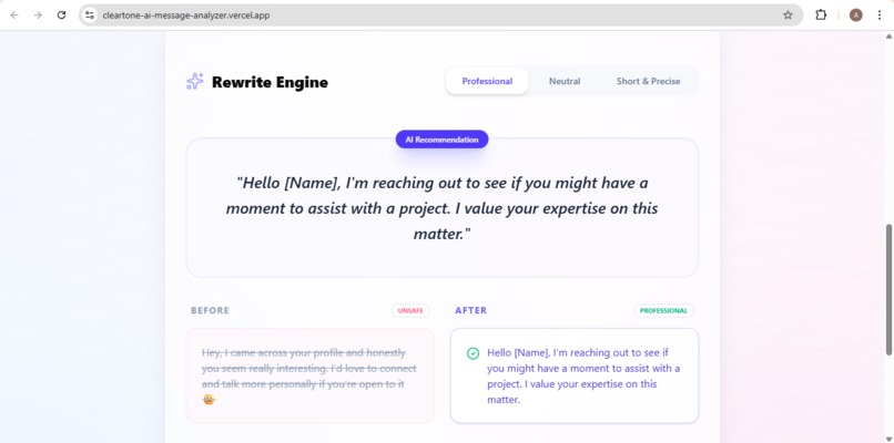 ClearTone AI – screenshot 5