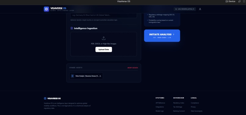 VisaVerse OS – screenshot 3