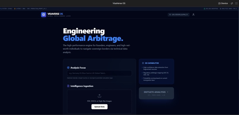 VisaVerse OS – screenshot 5