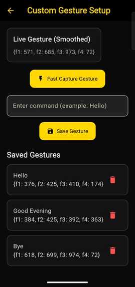 GloveCom – screenshot 2