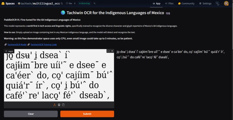 Tachiwin Indigenous Languages OCR – screenshot 2