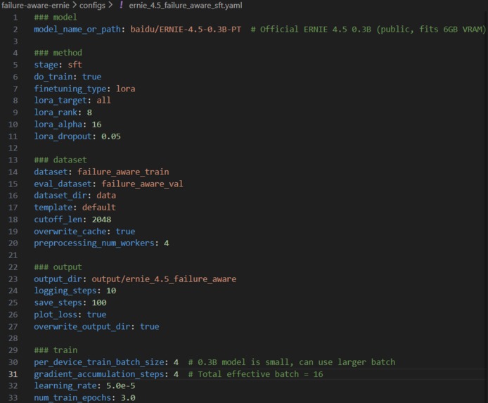 Failure-Aware ERNIE – screenshot 5