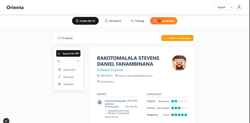 Orienta – screenshot 3