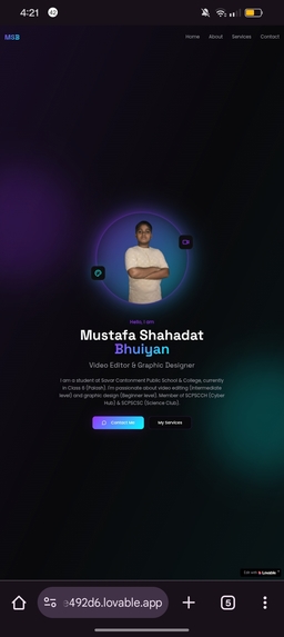 Portfolio- Mustafa Shahadat Bhuiyan – screenshot 1