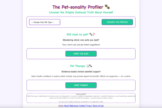 Pet-sonality Profiler