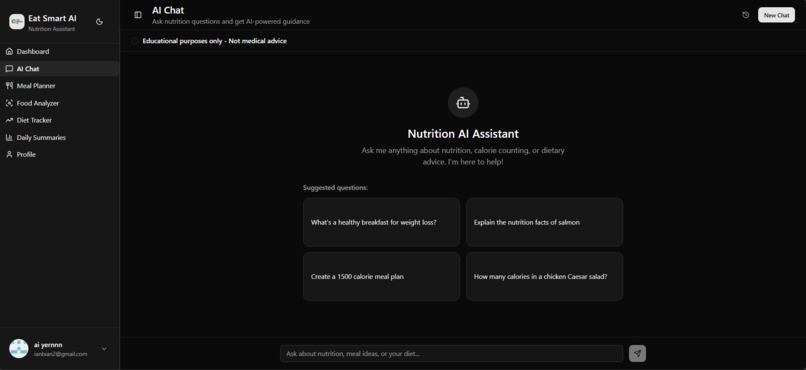 Eat Smart AI (Application-Building Task) – screenshot 3