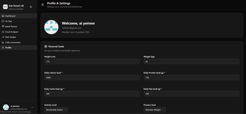 Eat Smart AI (Application-Building Task) – screenshot 20