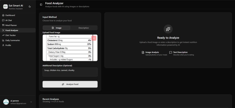 Eat Smart AI (Application-Building Task) – screenshot 8