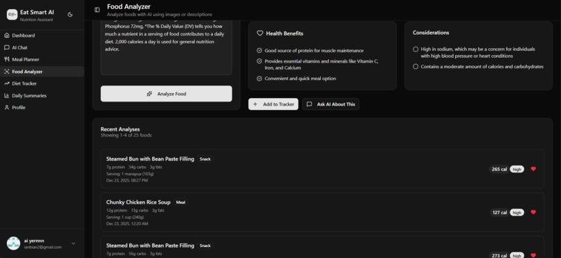 Eat Smart AI (Application-Building Task) – screenshot 11