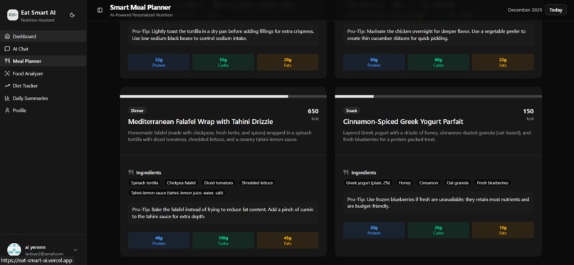 Eat Smart AI (Application-Building Task) – screenshot 7