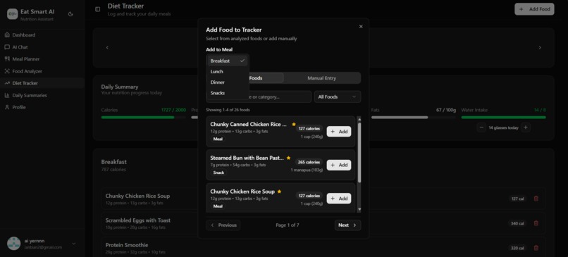 Eat Smart AI (Application-Building Task) – screenshot 15