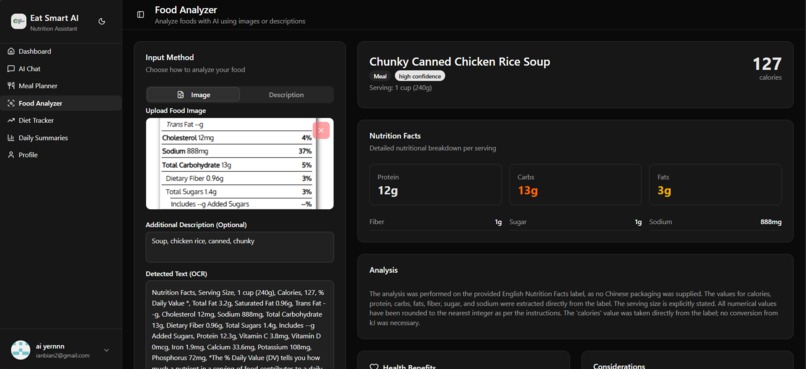 Eat Smart AI (Application-Building Task) – screenshot 9