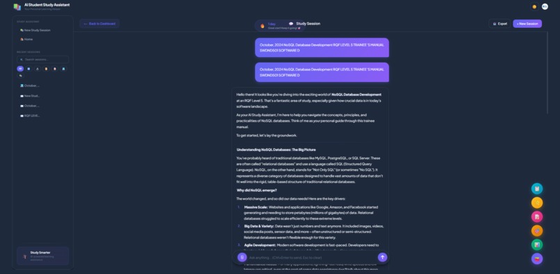 AI Student Study Assistant – screenshot 3