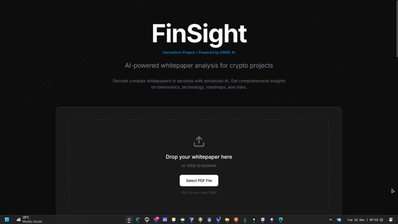 FinSight – screenshot 1