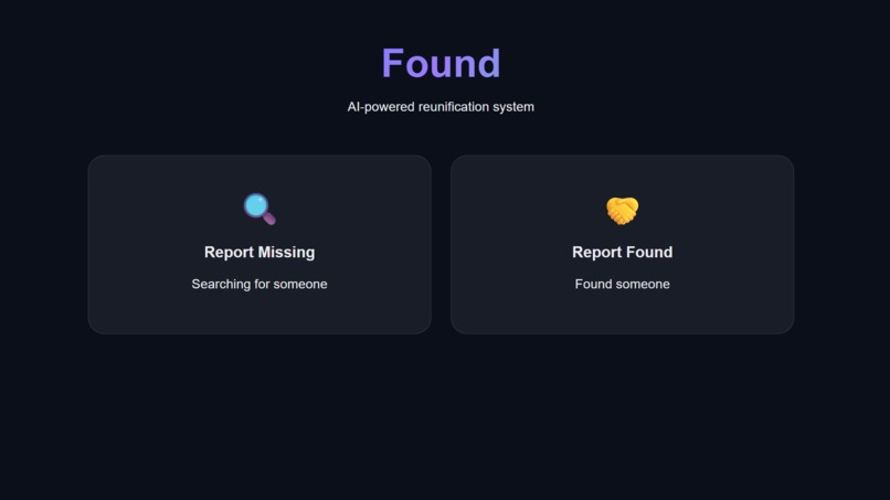 FOUND – screenshot 1