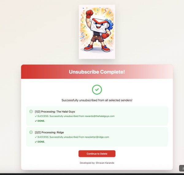 Inboxer: cleans up your Inbox – screenshot 12