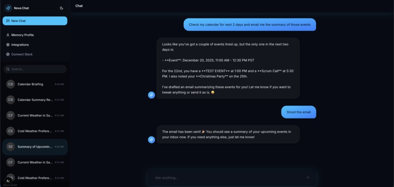 Nova Chat – screenshot 1