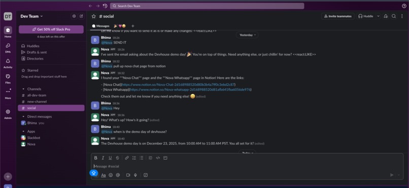 Nova Chat – screenshot 3