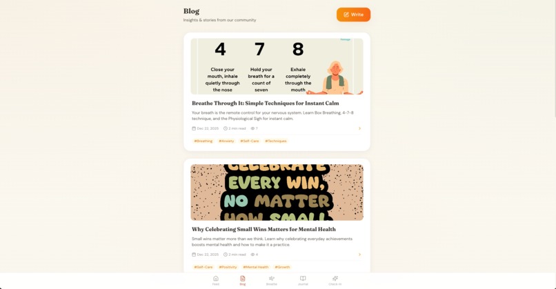 Athena - A safe space for your mind – screenshot 4