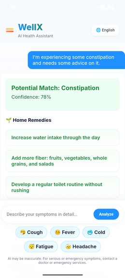 WellX – screenshot 2