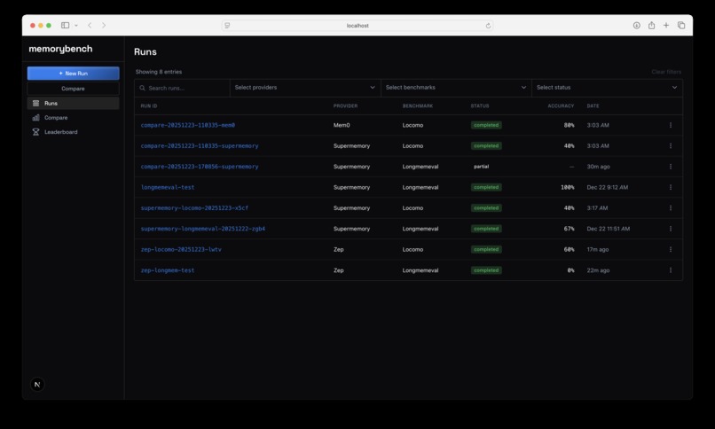 MemoryBench – screenshot 2