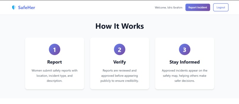 SafeHer – screenshot 3