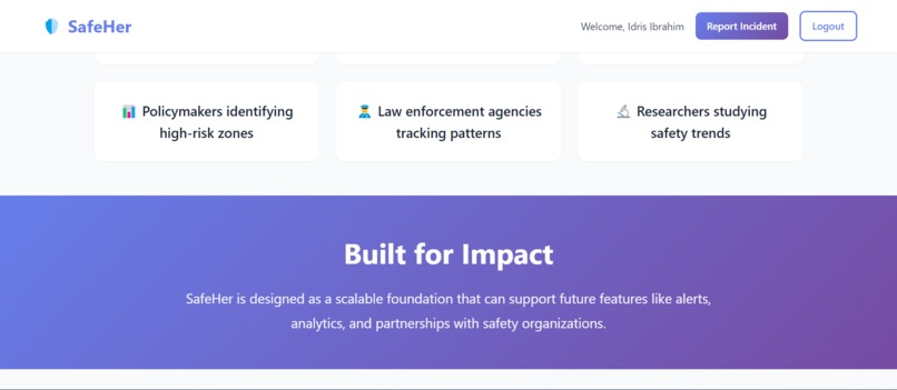 SafeHer – screenshot 5